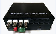 فیبر نوری 4ch 720P HD TVI / CVI / AHD فرستنده گیرنده درجه صنعتی