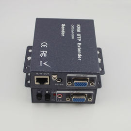 چین مجهز به فیبر نوری 300 متری VGA KVM Extender با CAT5E برای 1080P EDID پشتیبانی از USB موس بی سیم کارخانه